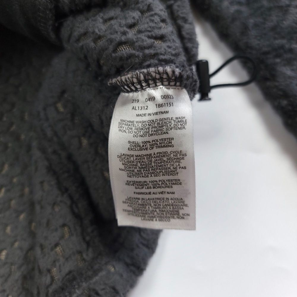 COLUMBIA Fireside Sherpa Hoodie Warm Tech Zip Jacket in Gray Medium Gorpcore - Picture 8 of 8